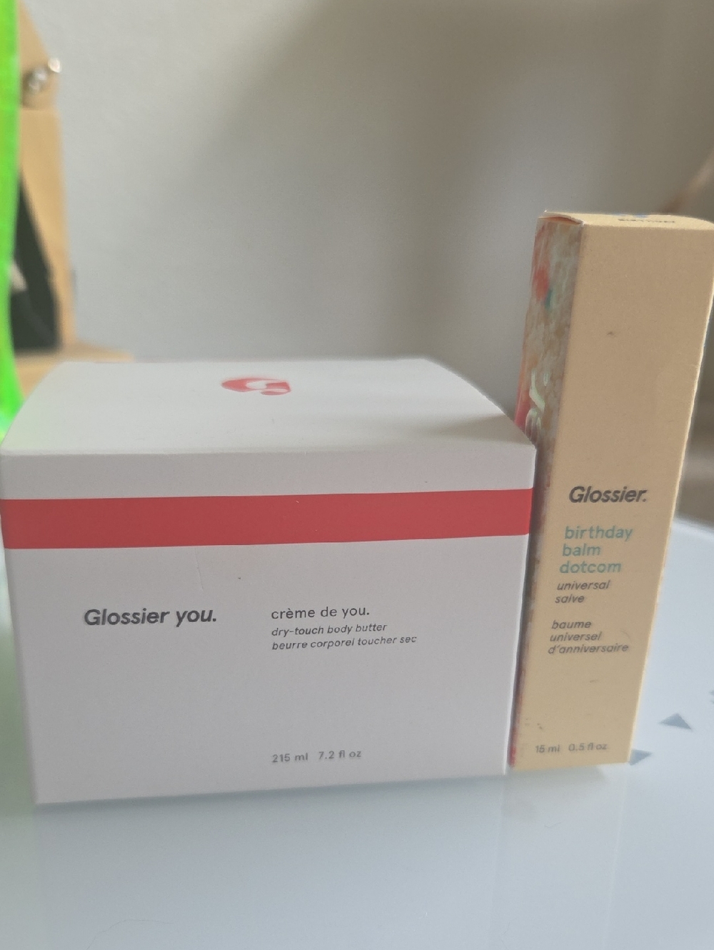 Glossier You. Creme De You & Glossier Birthday Balm Dotcom.
